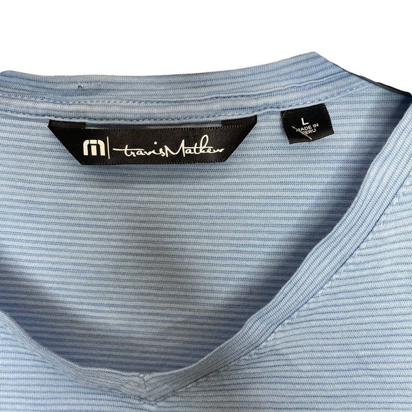 Travis Mathew Shirt Men's Blank Pocket Light Golf Relax SZ L - Picture 2 of 6